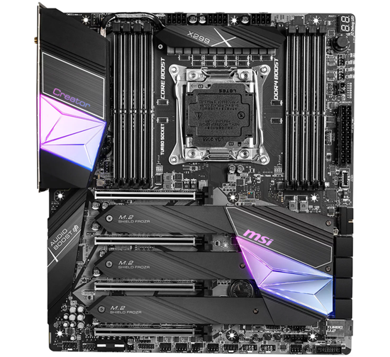 MSI CREATOR X299 MOTHERBOARD