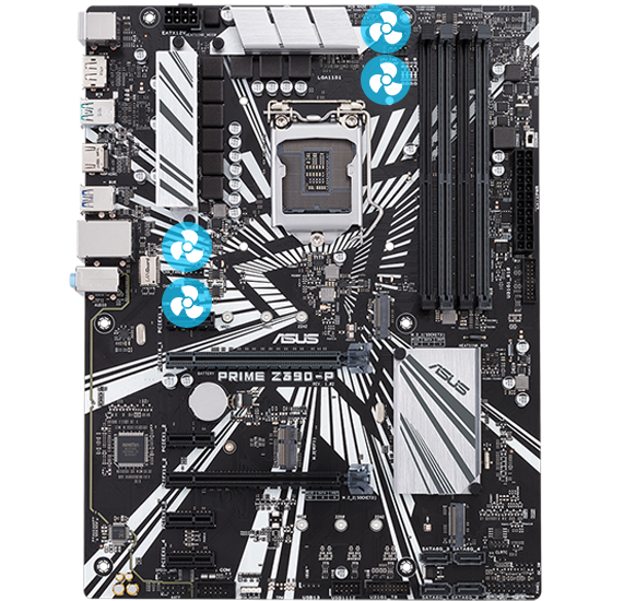 4-Pin PWM/DC fan connectors