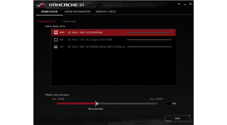 asus RAMCACHE 3