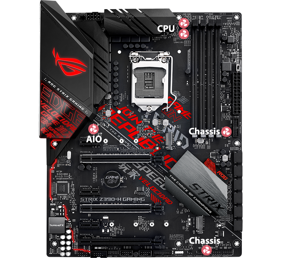 Z390 ROG STRIX Cooling