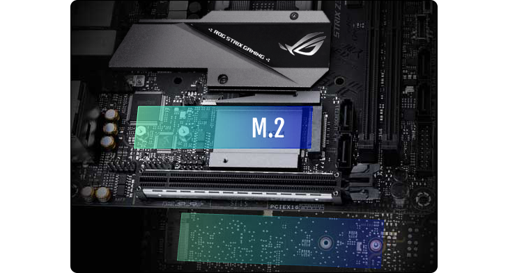 ASUS z390 m2 connectivity