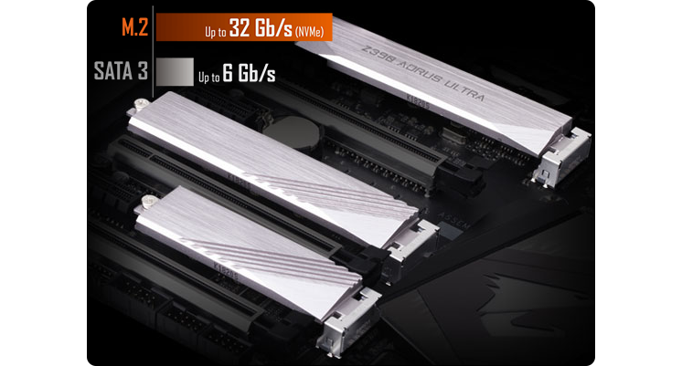 z390 Aourus m2 connectivity