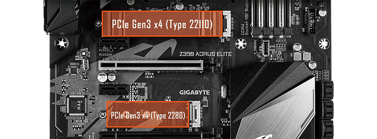 z390 Aourus m2 connectivity