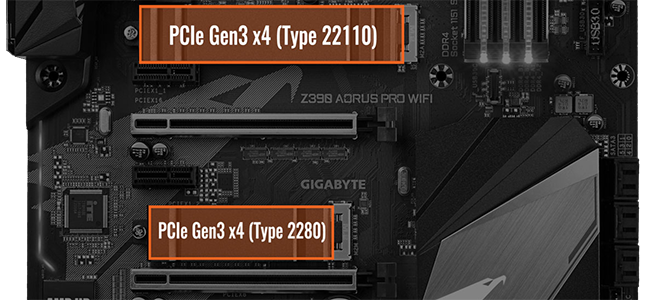 z390 Aourus m2 connectivity