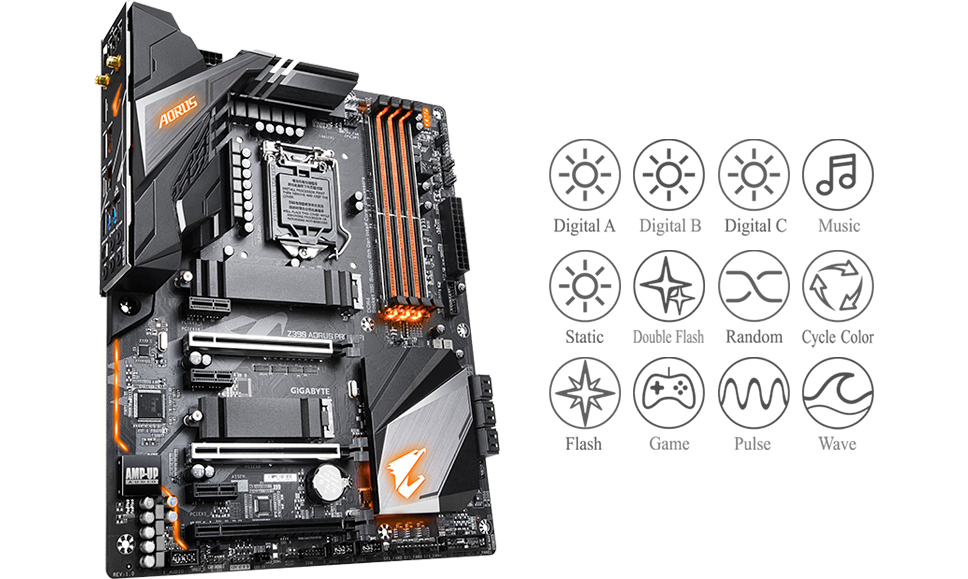AORUS Z390 RGB Lighting