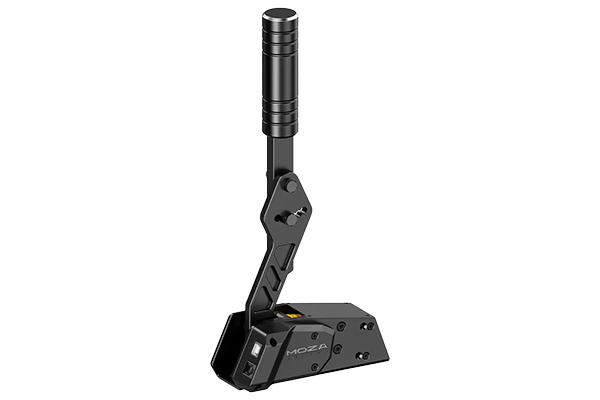 Left front angle of the handbrake.