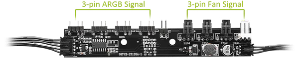 1 to 4 ARGB-FAN CONTROL BOARD