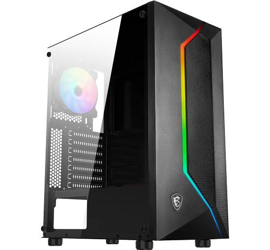 MSI Black MAG VAMPIRIC 100R Gaming Case