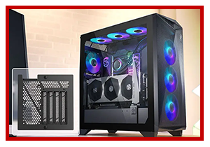 Vertical graphics card