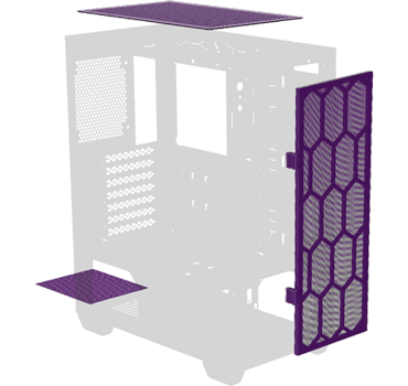 3x magnetic dust filter