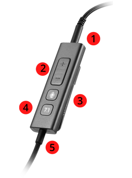 Inline audio control