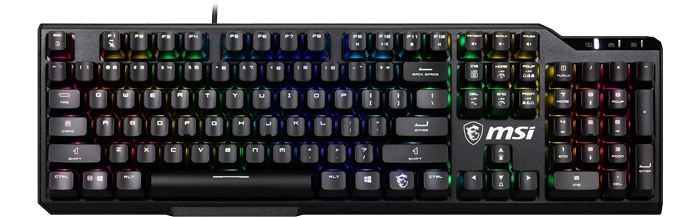 MSI VIGOR GK41 Mechanical RGB Gaming Keyboard KAILH Red Switches
