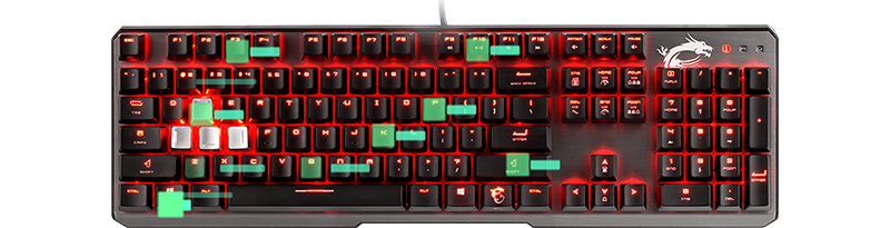 anti-ghosting n-key rollover tech
