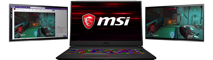 Multi-monitor with matrix display
