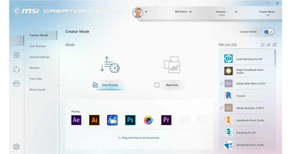 MSI Creator