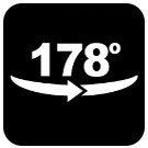 178 DEGREES VIEWING ANGLE