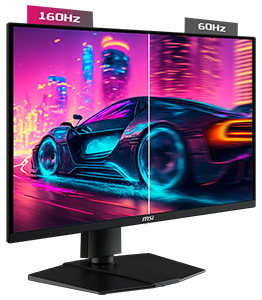 160HZ REFRESH RATE + 0.5MS RESPONSE TIME