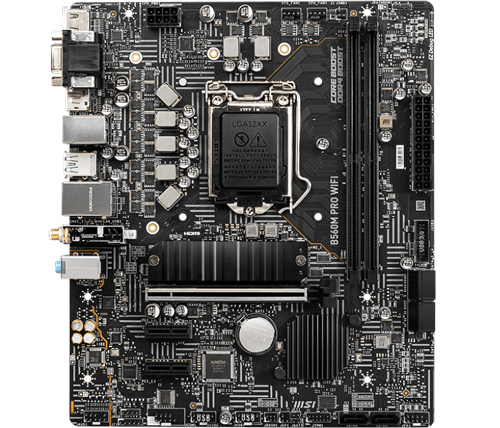 MSI B560M PRO WIFI MATX Intel Motherboard