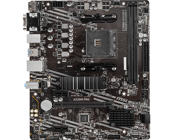 MSI MAG A520M Vector motherboard with Wi-Fi