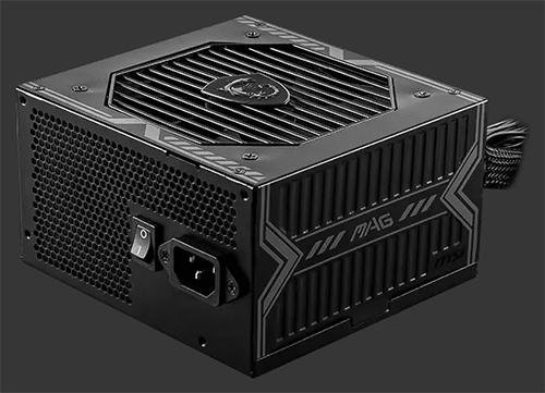 Side view of PSU