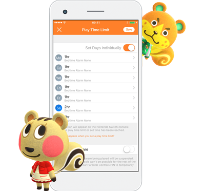 Nintendo Parental Controls