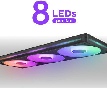 8 ARGB LEDs