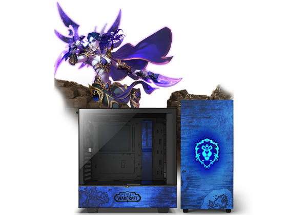 H510 Alliance - World of Warcraft Limited Edition mid tower case w/ tempered glass window