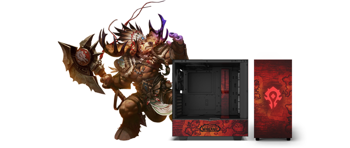 H510 Horde - World of Warcraft Limited Edition mid tower case w/ tempered glass window