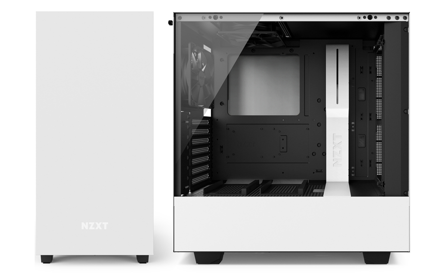 NZXT H500 WHITE TEMPERED GLASS CASE