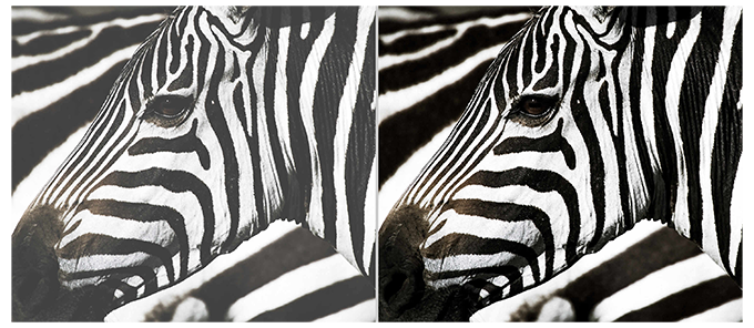 Superior contrast