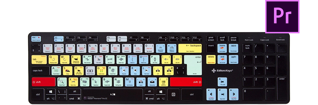 Adobe Premiere Pro Slimline Keyboard
