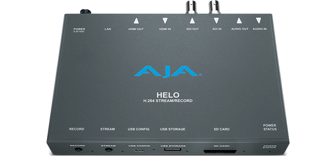 HELO H.264 streaming recording device