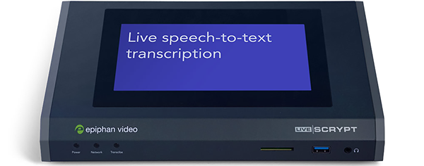 ephiphan livescrypt transcription device