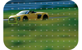 across frame af