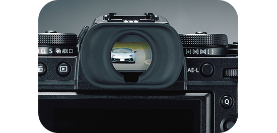 high res viewfinder