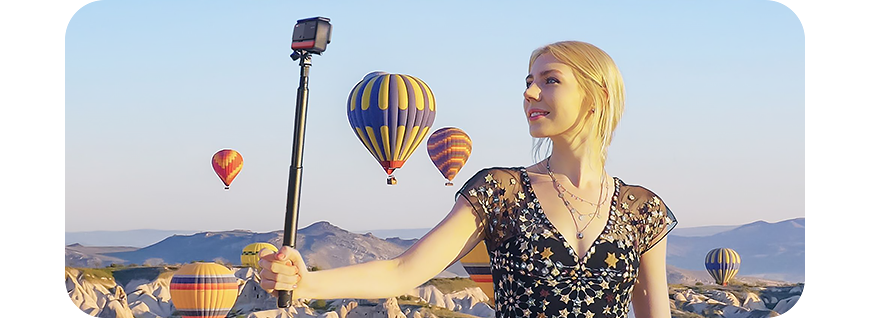 invisible selfie stick