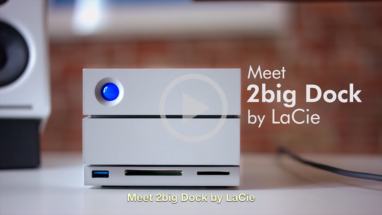 lacie 2big dock video