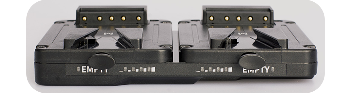 SWIT KA-M20S dual pocket v-mount hot swap plate