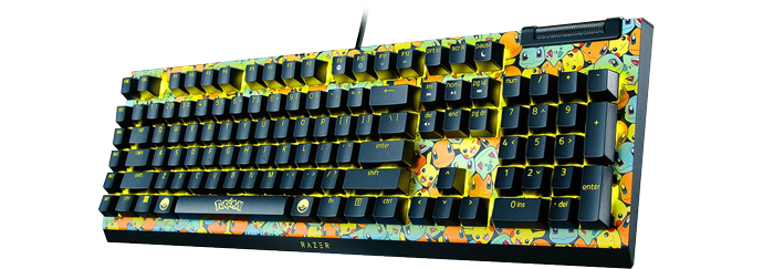 Razer BlackWidow V4 X Pokémon Kanto Starter Ed