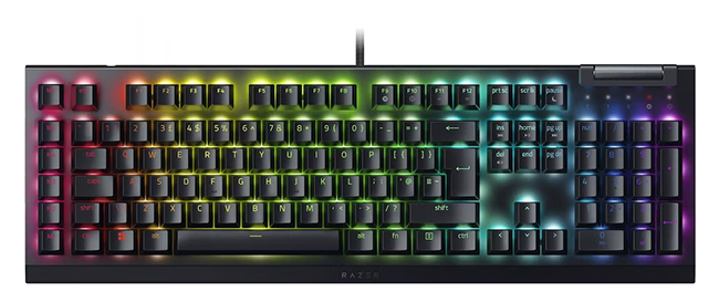 Razer BlackWidow V4 X Gaming Keyboard with Green Switches
