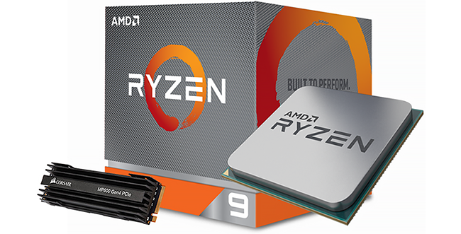 Ryzen 9 CPU & Corsair M.2 SSD