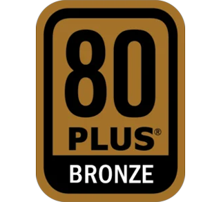 80 PLUS® Bronze Certified