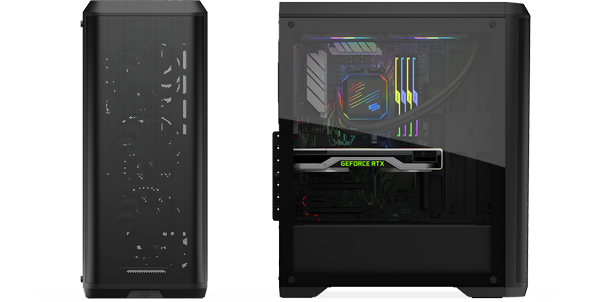 SilentiumPC Ventum VT4V TG Black Mid Tower PC Case