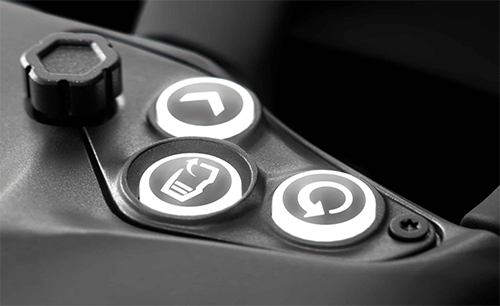 Close up image of RGB buttons