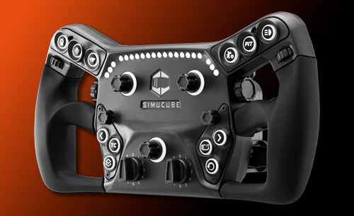 Image of wheel on a black and orange gradient background