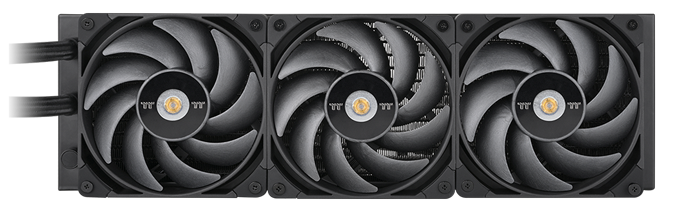 Three Toughpower F12 Pro Fans On Radiator