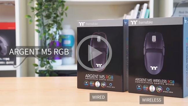 ARGENT M5 RGB Gaming Mice Unboxing