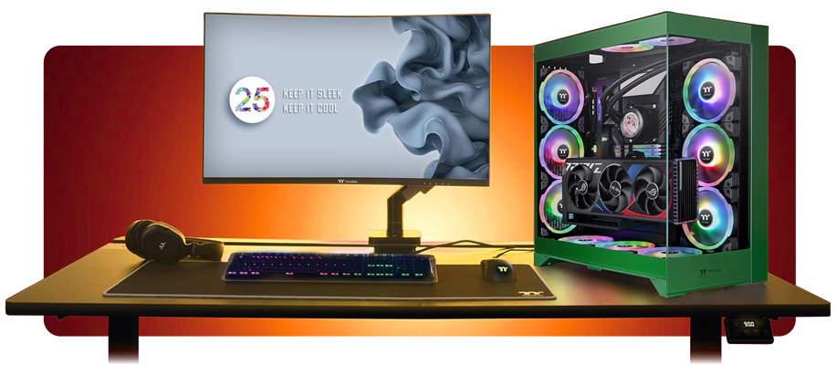 Thermaltake CTE E660 MX Racing_Green Mid-Tower Dual-Chamber PC Case