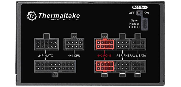 Thermaltake Toughpower 850W Power Ports