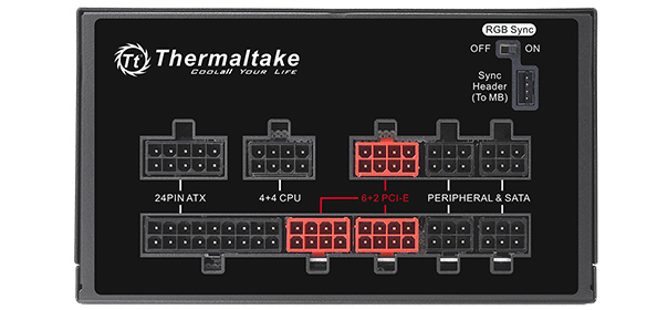 Thermaltake Toughpower 850W Power Ports